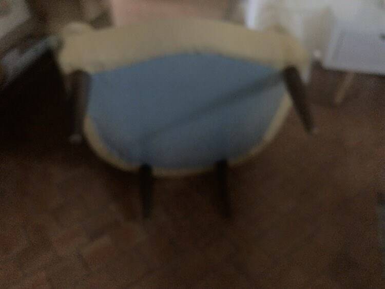 Pair of vintage toad armchairs