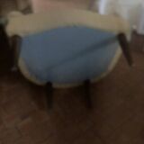 Pair of vintage toad armchairs