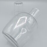 Night carafe engraved 'Good night' and its glass