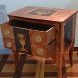 Eighteenth-Century Masterpiece Commode - Floral Marquetry - Transition Style