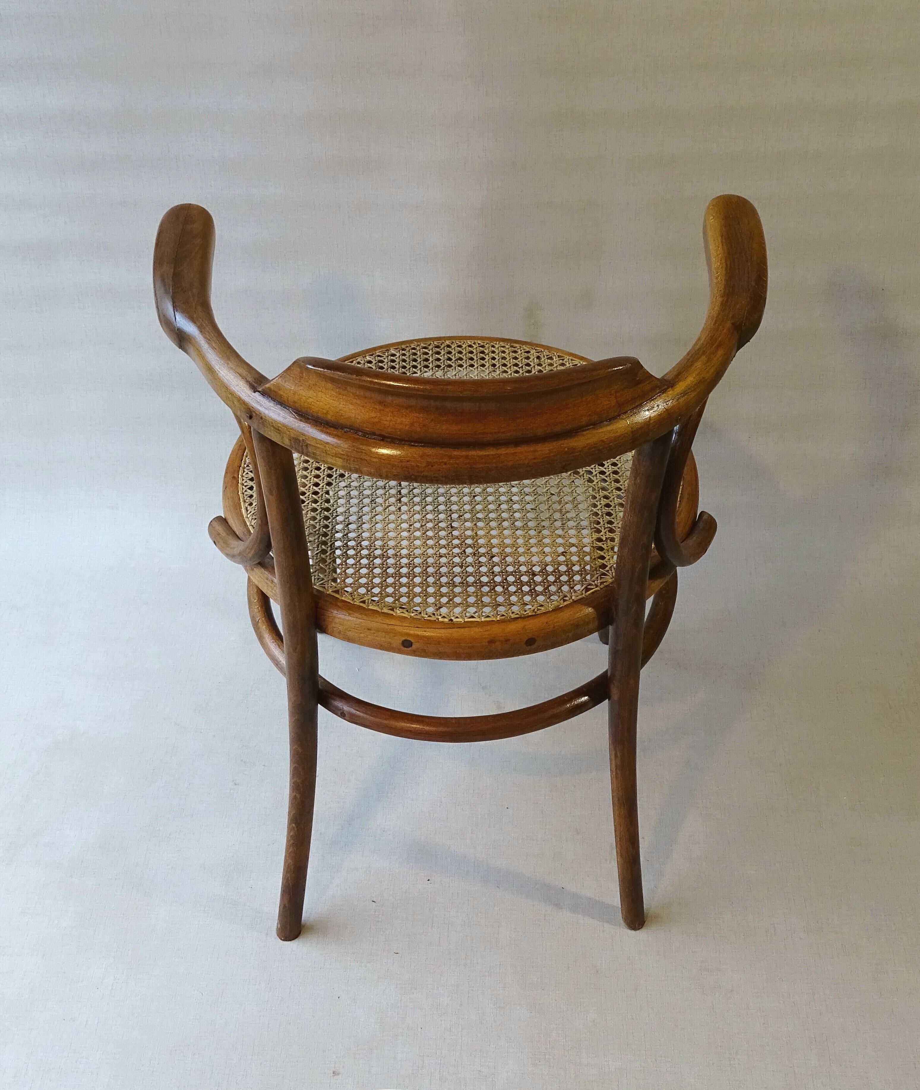 Office armchair bistrot bentwood , by Ungvar 1895