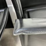 8 style Korium leather chairs in the style of Matteo Grassi