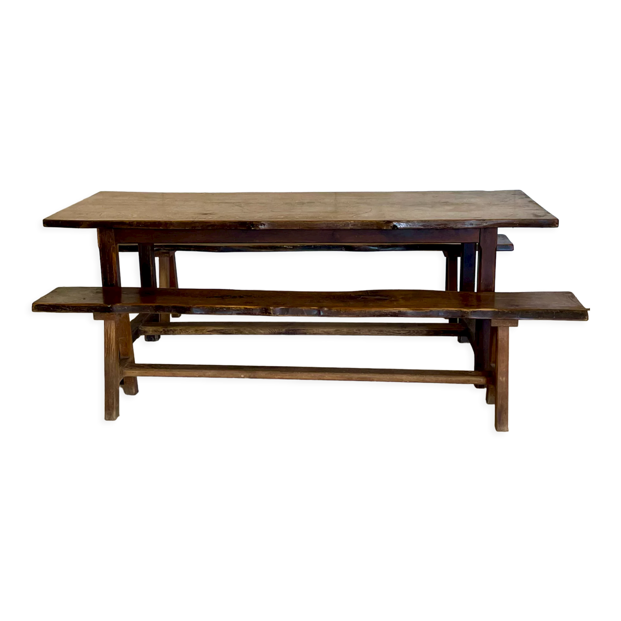 Table de ferme et bancs