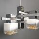 Lustre vintage de Gaetano Sciolari pour Mazzega AV, 1960