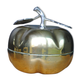 Box apple silver leaves