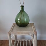 Rattan side table / bedside table 50s-60s