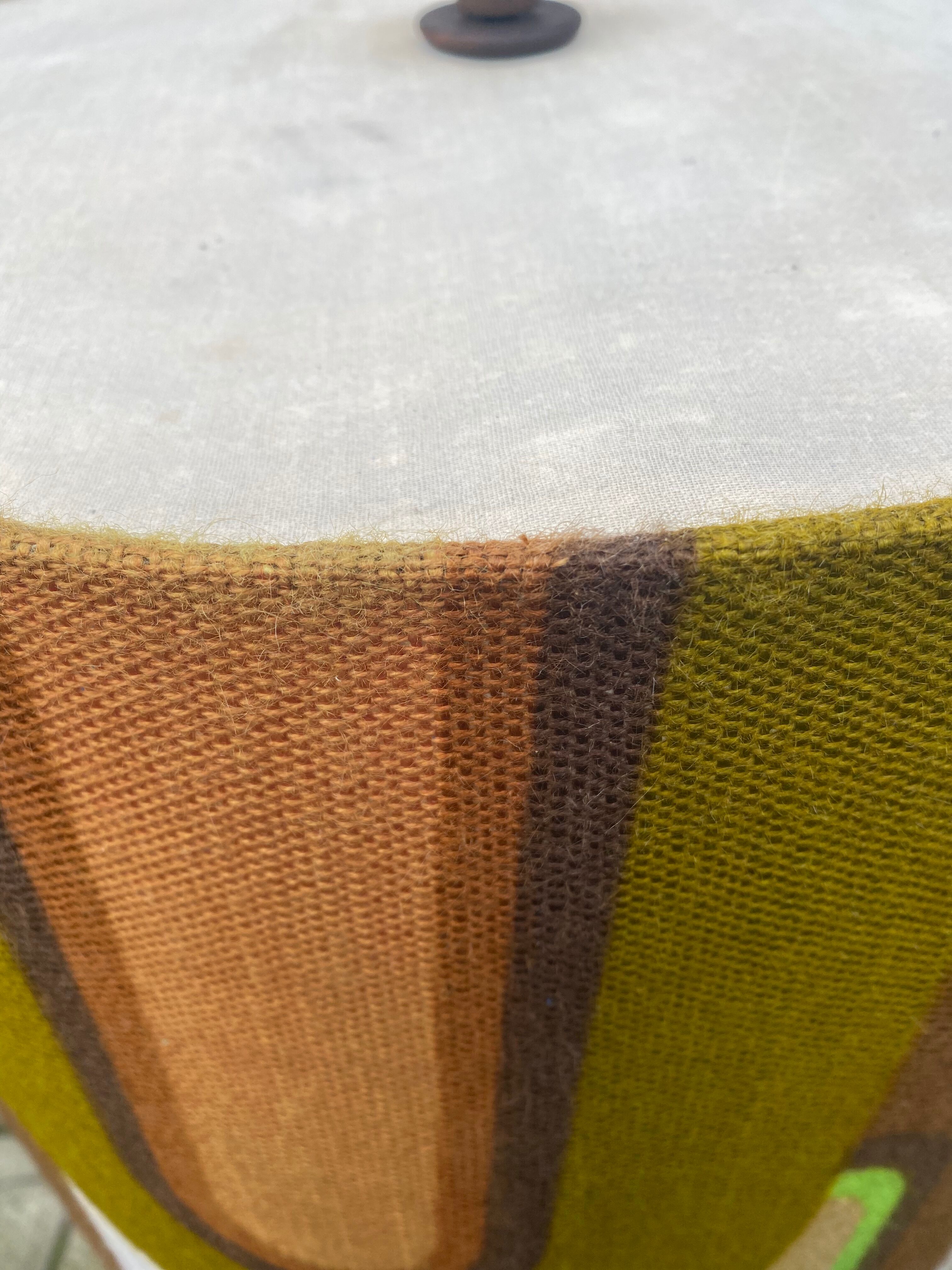 Brutalist Carved Wood Floor Lamp