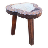Old brutalist farm stool, Spain
