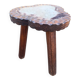Ancien tabouret de ferme brutaliste, Espagne
