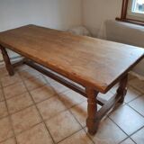 Oak farmhouse table