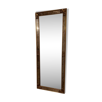 Mirror with a glazing bar