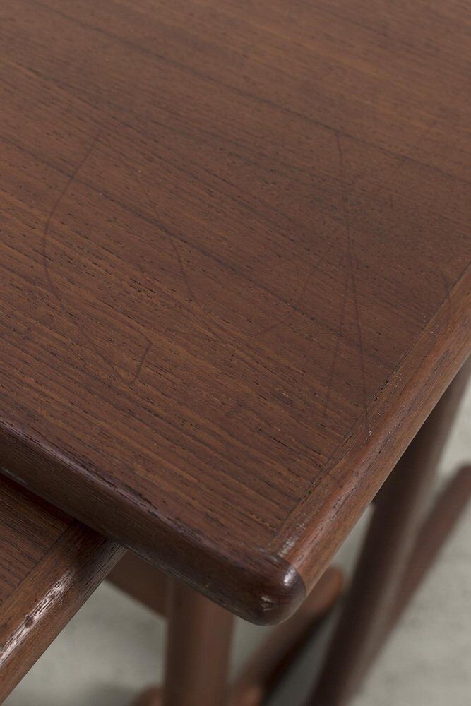 Tables gigognes par Kai Kristiansen, ensemble de 3