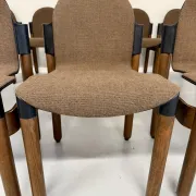 Set of 6 postmodern Thonet Flex chairs designed by Gerd Lange, vintage 80s.