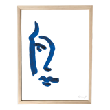 Illustration "Blue Portrait 5"