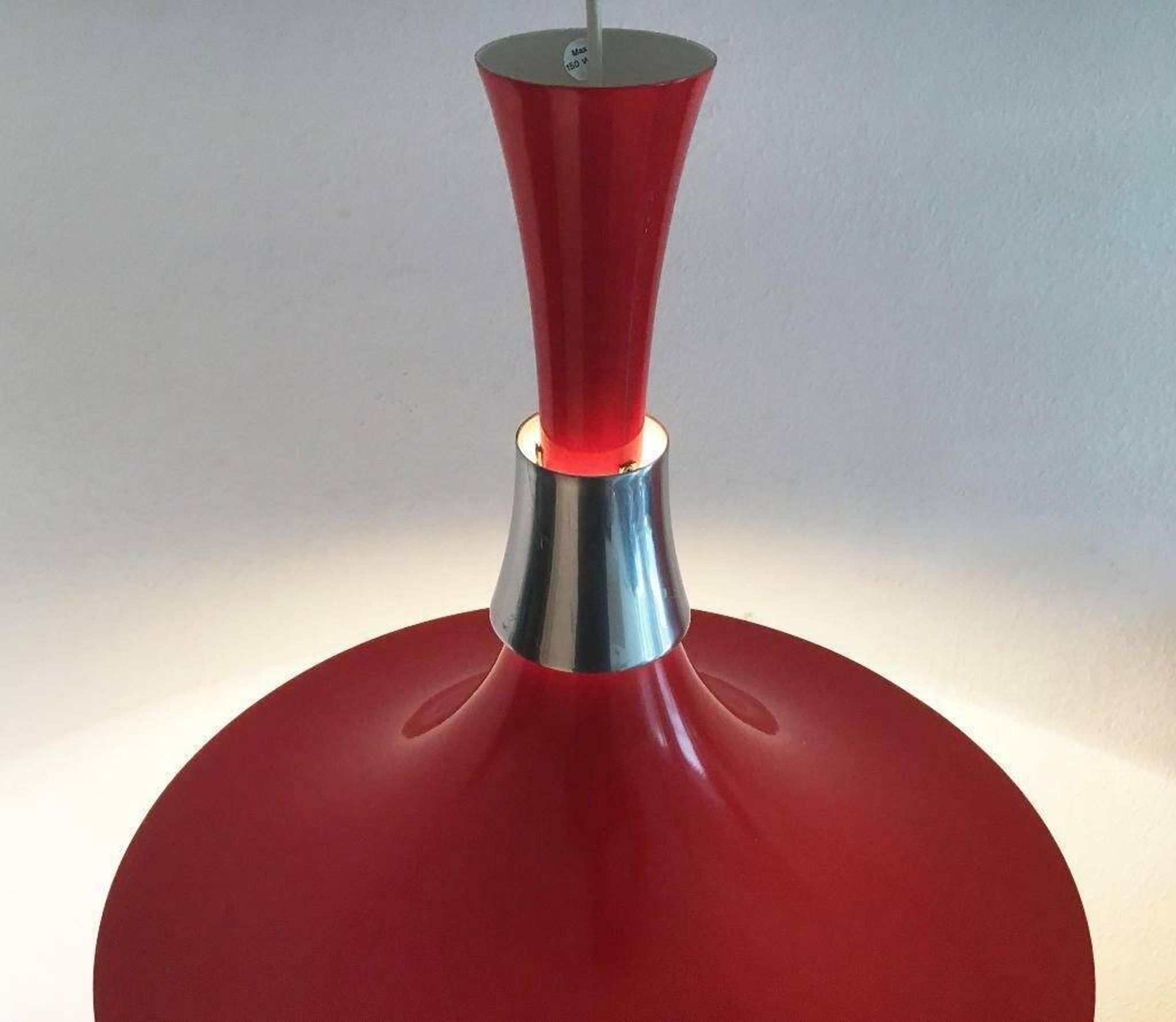Vintage Danish suspension by Bent Nordsted for Lyskaer, 1970s.