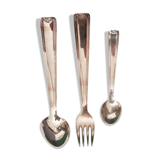 Ménagère 37 pièces en metal argenté