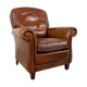 Vintage sheep leather armchair Heijingen