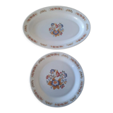 Set of 2 vintage dishes