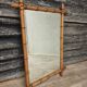 Antique Faux bamboo mirror 73 x 95 cm