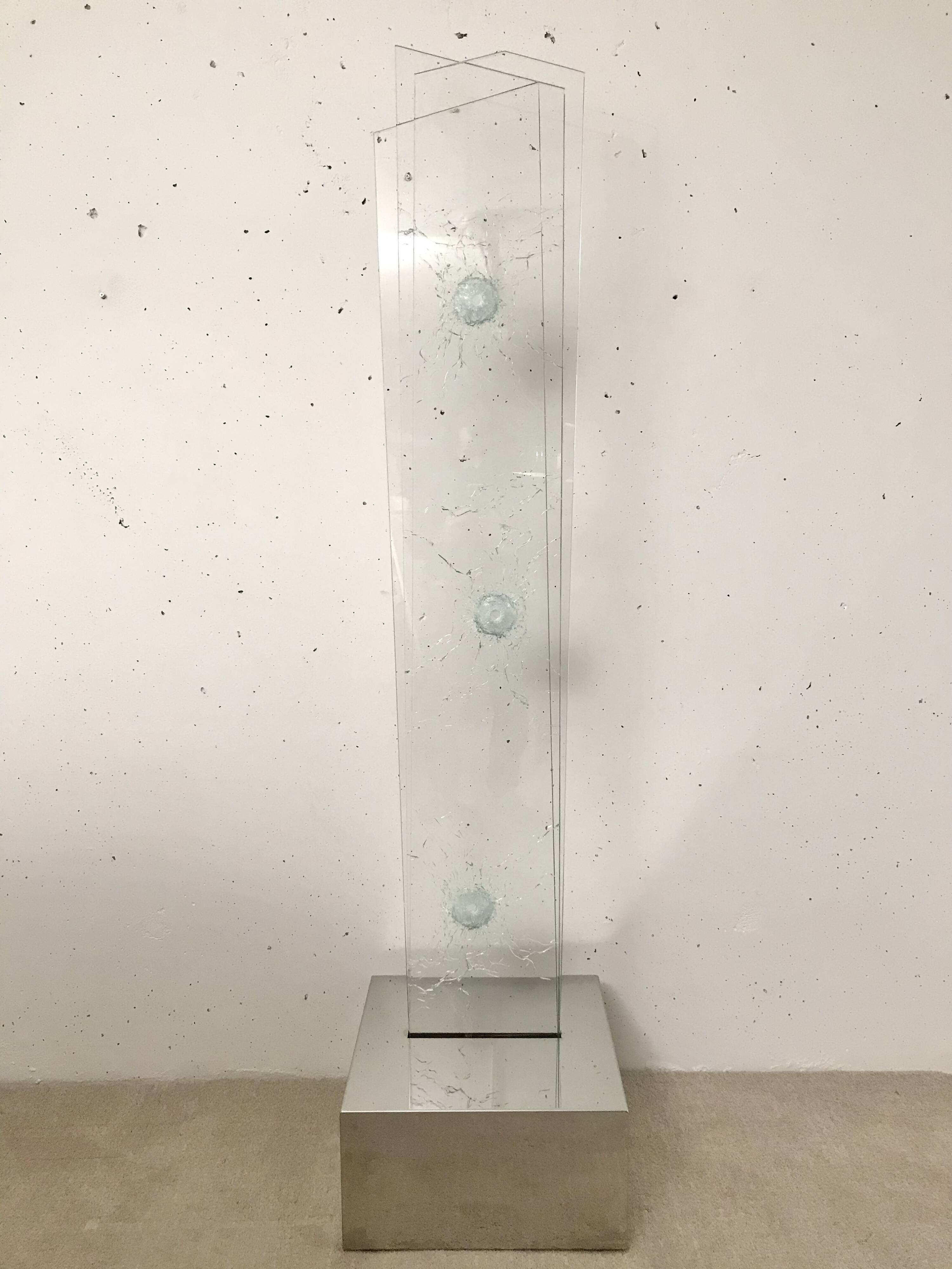 Light glass sculpture, Angelo Brescianini