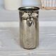 Vintage silver metal bottle holder – Cherry detail