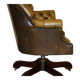 Vintage Leather Chesterfield Director's Armchair