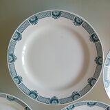 Set of 8 Saint-Amand Plates Comminges Model