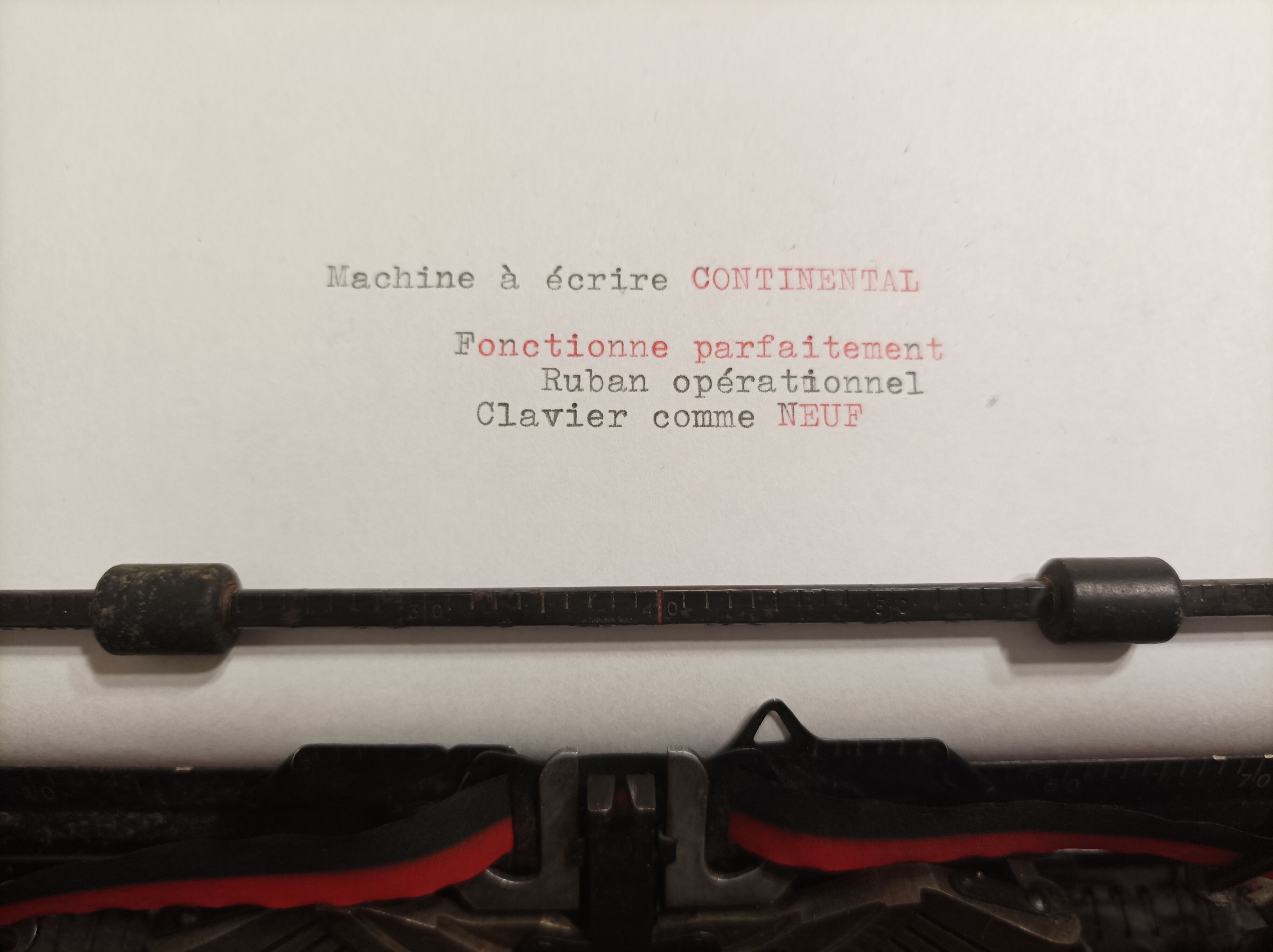 Typewriter continental wanderer 30s