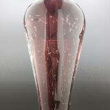 Vintage glass vase bubble 60s/70s