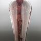 Vintage glass vase bubble 60s/70s