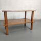 Wooden coffee table with top