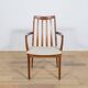 Mid-century teak and fabric dining chairs by Leslie Dandy for G-Plan.