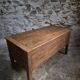 Antique French flour chest in oak – 19th-century farmhouse side table
