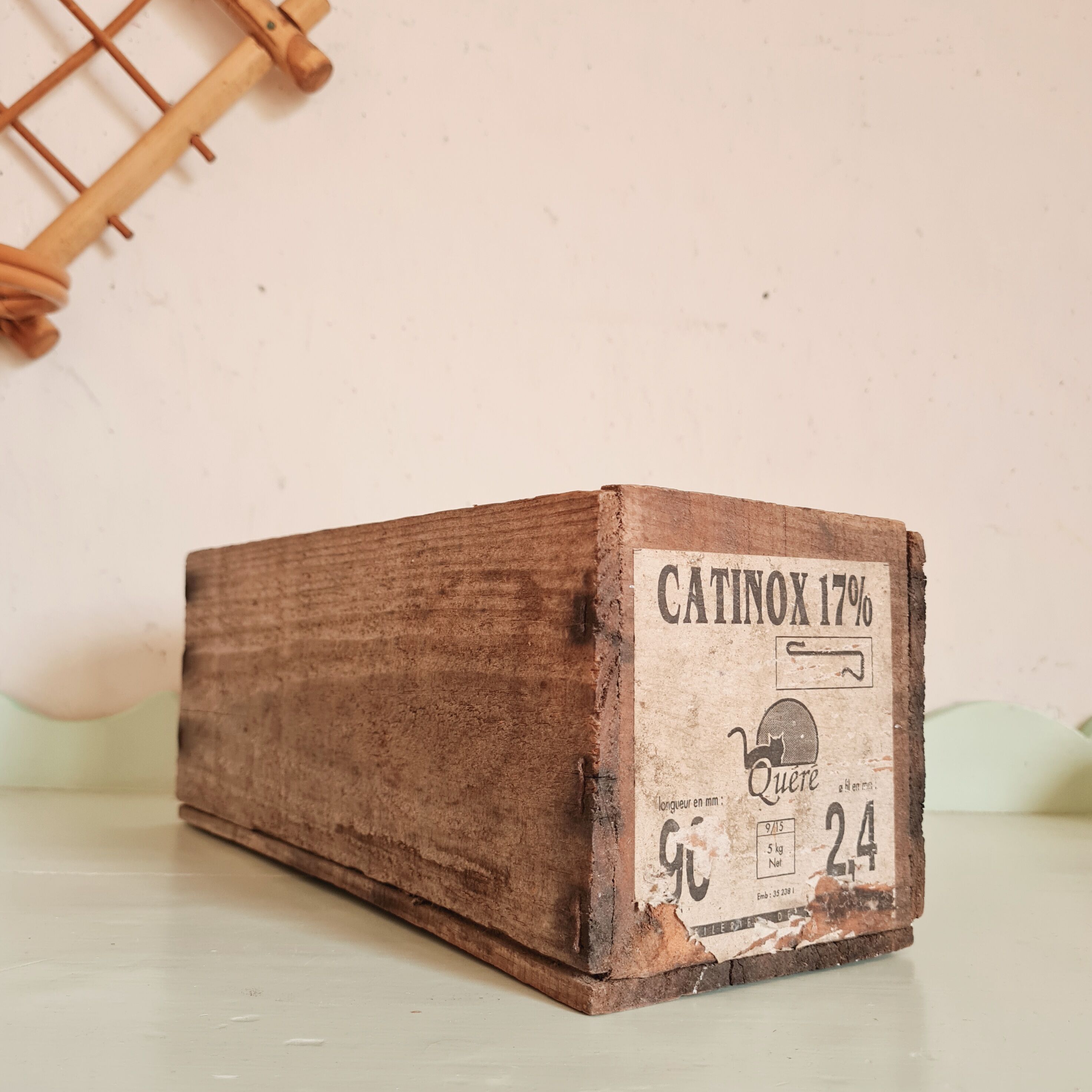 Antique wooden box