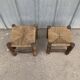 Lot de 2 tabourets anciens
