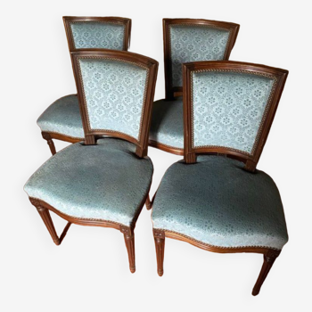 Set of 4 Louis XVI style chairs