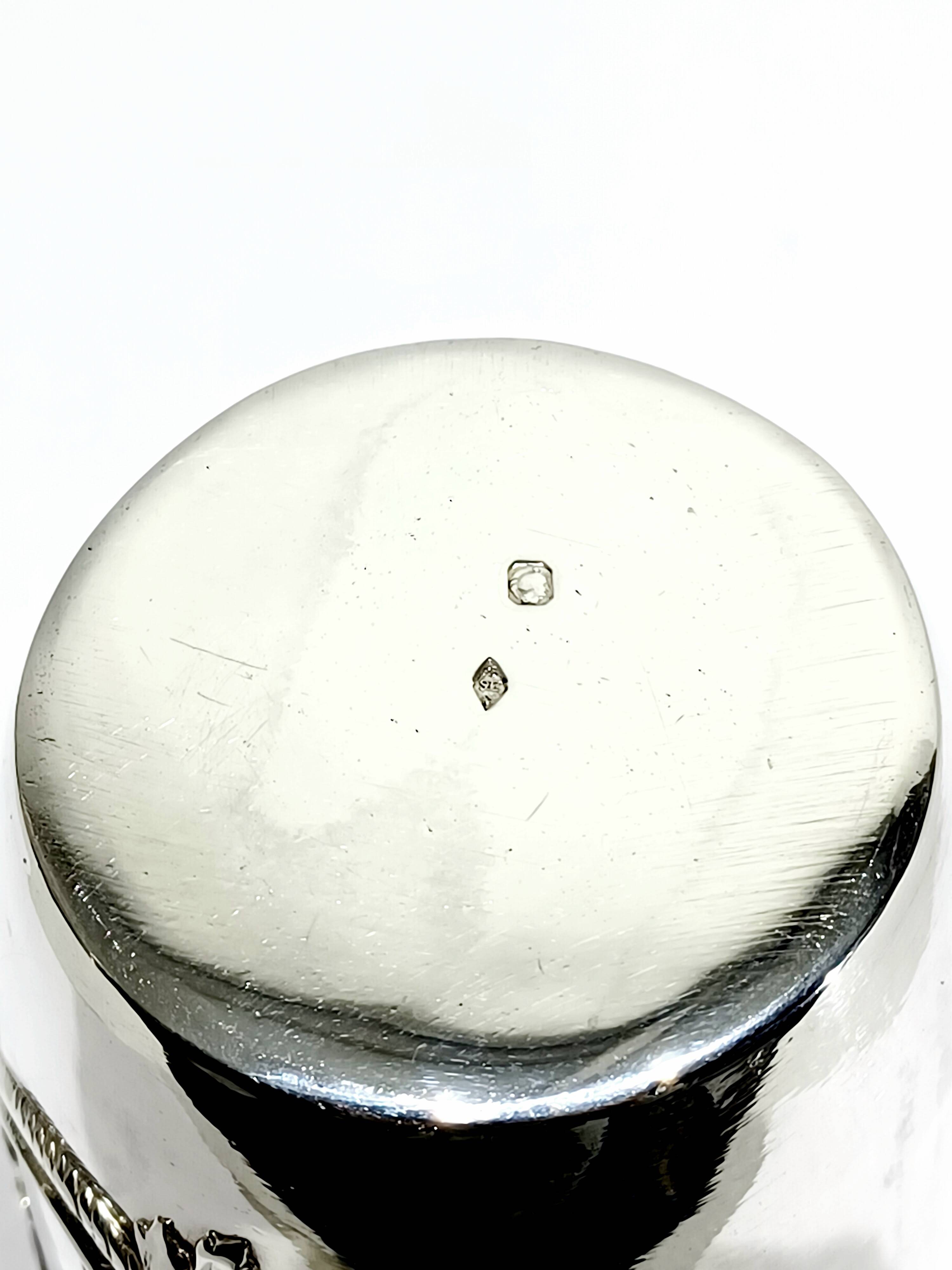 Louis XV style solid silver cup