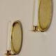 Pair Of Mid Century Swedish Brass Sconces