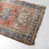Tapis persan ancien tissé à la main Heriz, années 1920 - 140x97cm