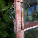 W84xH137.5 industrial curved metal glass frame window