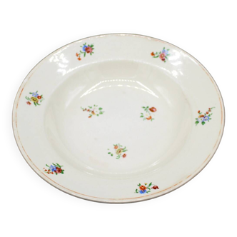 Plate with small flowers from the Le Moulin des Loups Manufacture - Orchies - 1920