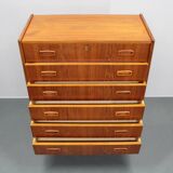 Commode en teck des années 1960, Danemark