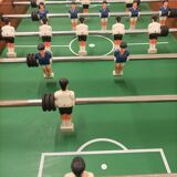 Old table football wood chrome vintage