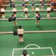 Old table football wood chrome vintage