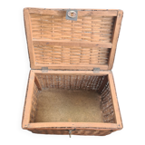 Rectangular wicker basket