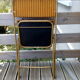 Pair of folding chairs Lafuma model Chantazur from before 1968