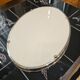 Oval Art Deco plate in earthenware and pierced metal with cherries