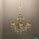 Lustre vintage en cristal 1950