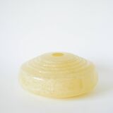 Clichy glass suspension, Yellow, 1930 - 21.5 x 8.5 cm