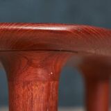 Mid-Century Danish Solid Teak Side Table, 1960s